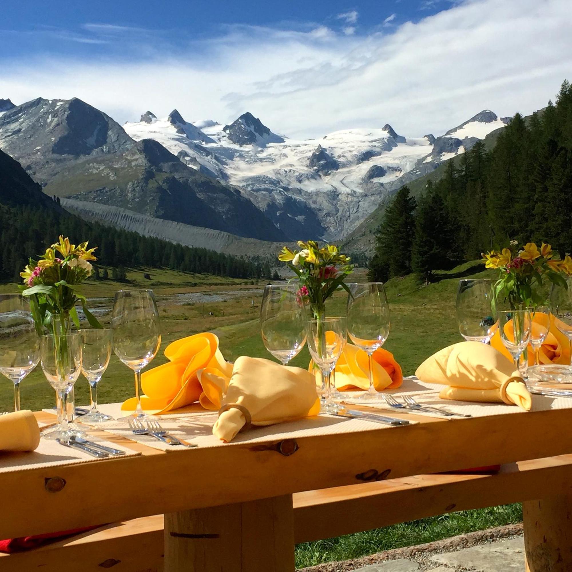 Hotel Roseg-Gletscher Pontresina Exterior foto