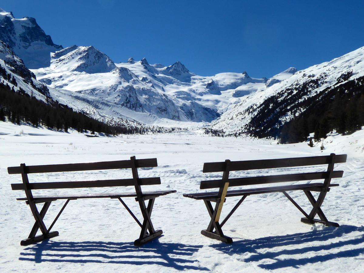 Hotel Roseg-Gletscher Pontresina Exterior foto