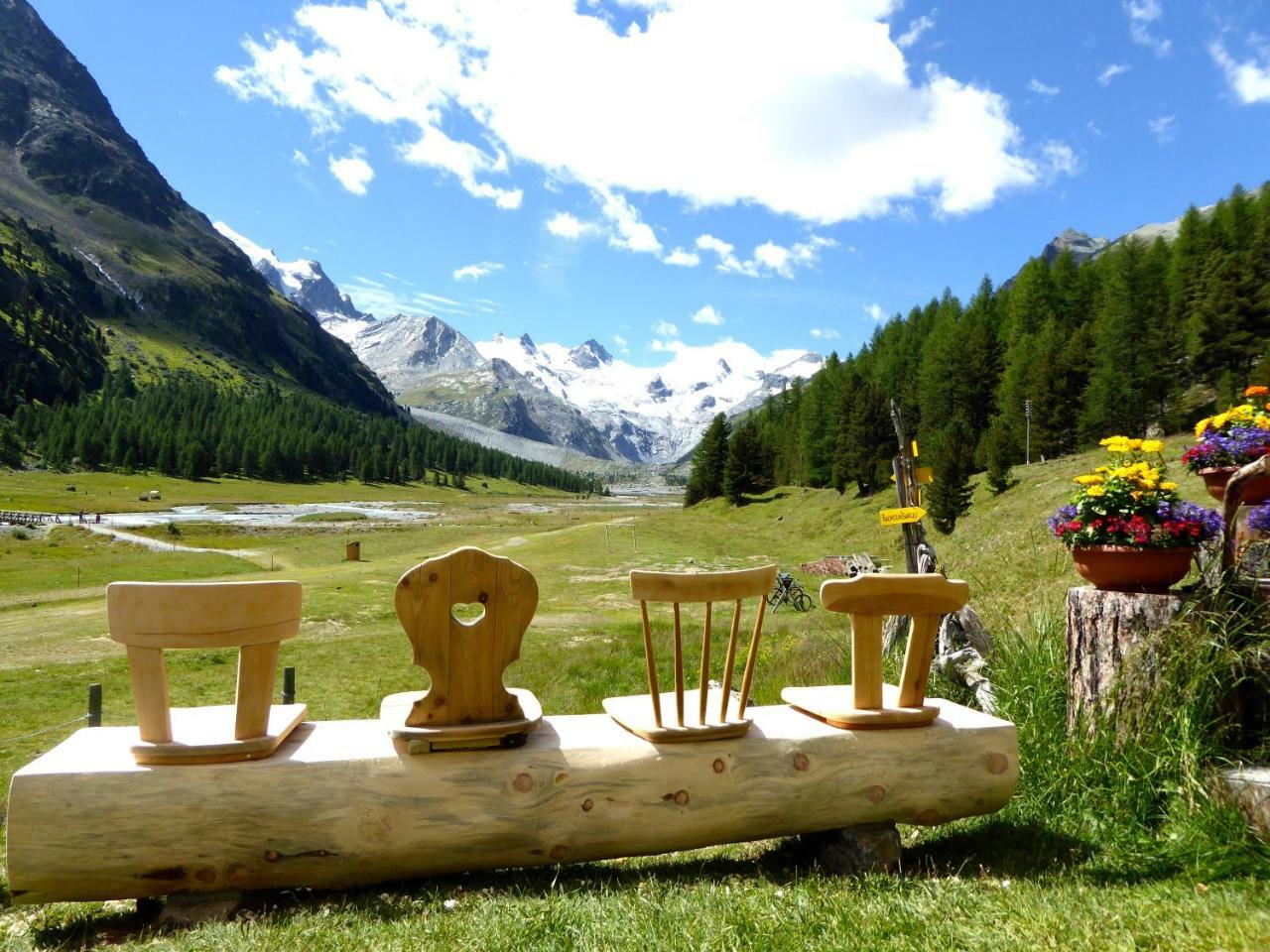 Hotel Roseg-Gletscher Pontresina Exterior foto